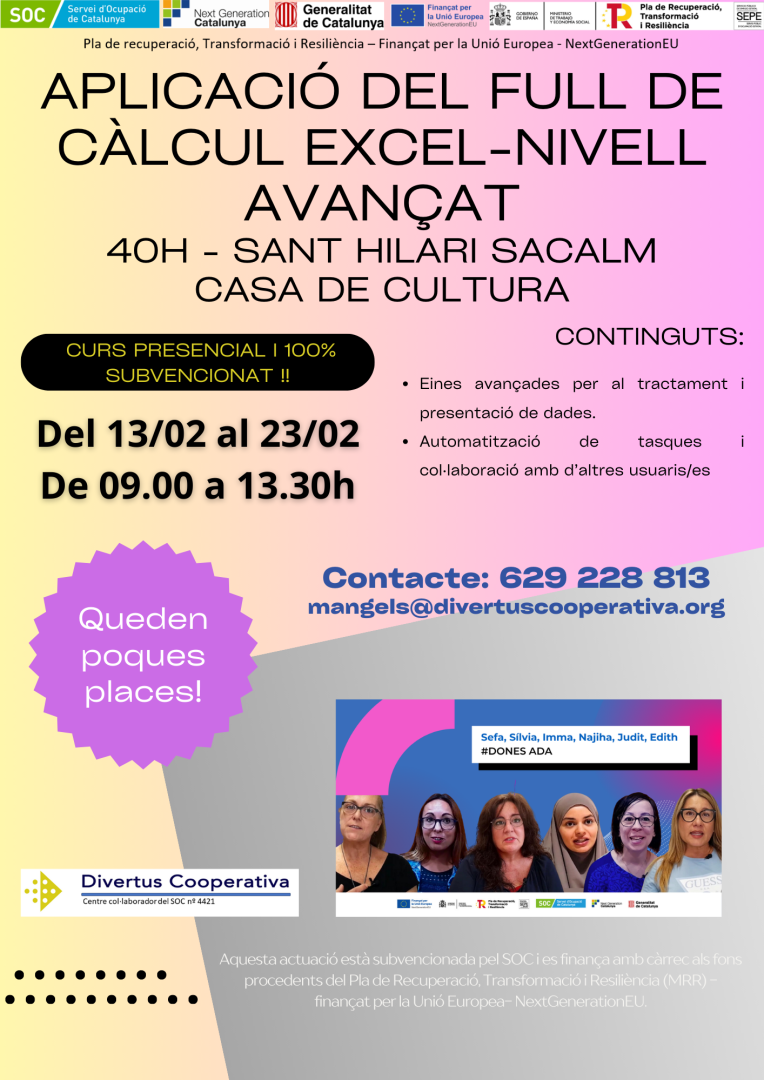 Calendari de la formació Test